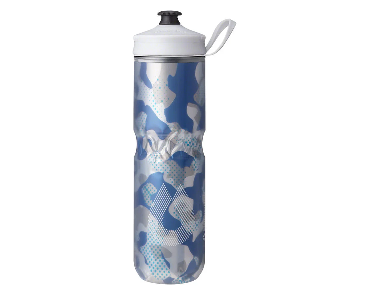 Hydrapak Polar Sport Contender Insulated Water Bottle (Blue) (24oz) (Single) - view 2